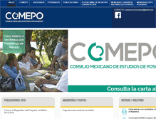 Tablet Screenshot of comepo.org.mx